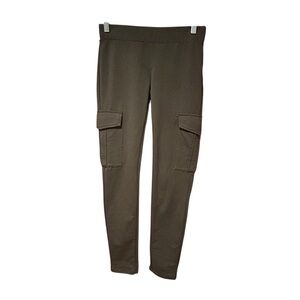 Bongo Juniors Knit Pull On Cargo Pants Stretch Size‎ Small Olive NWT